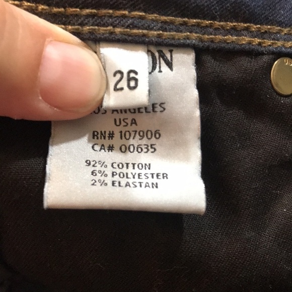 Hudson Jeans  “Beth Baby Boot” DarkWash Flap Pocket Jeans size 26 - Picture 10 of 11